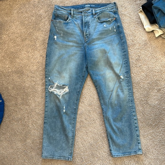 Old Navy Sky Hi Straight Jeans - Picture 1 of 5